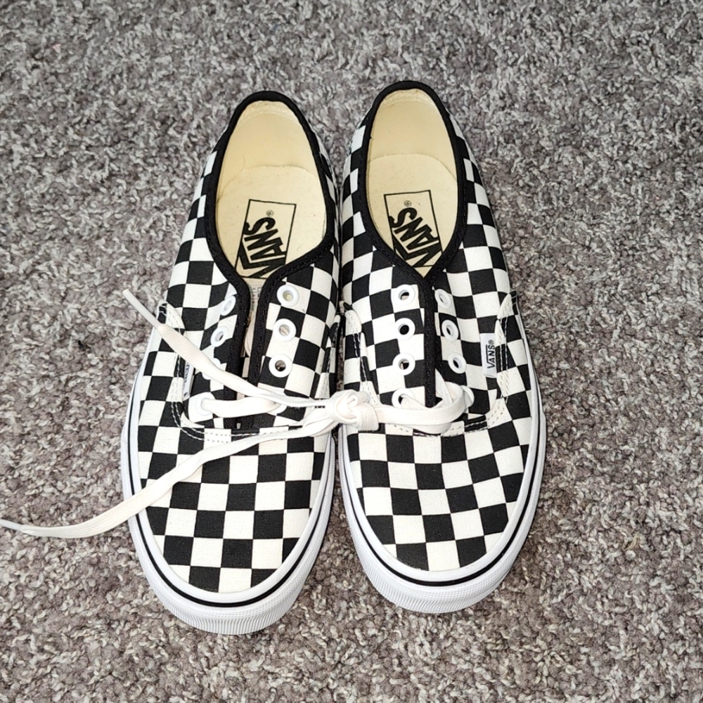 Checkered Vans